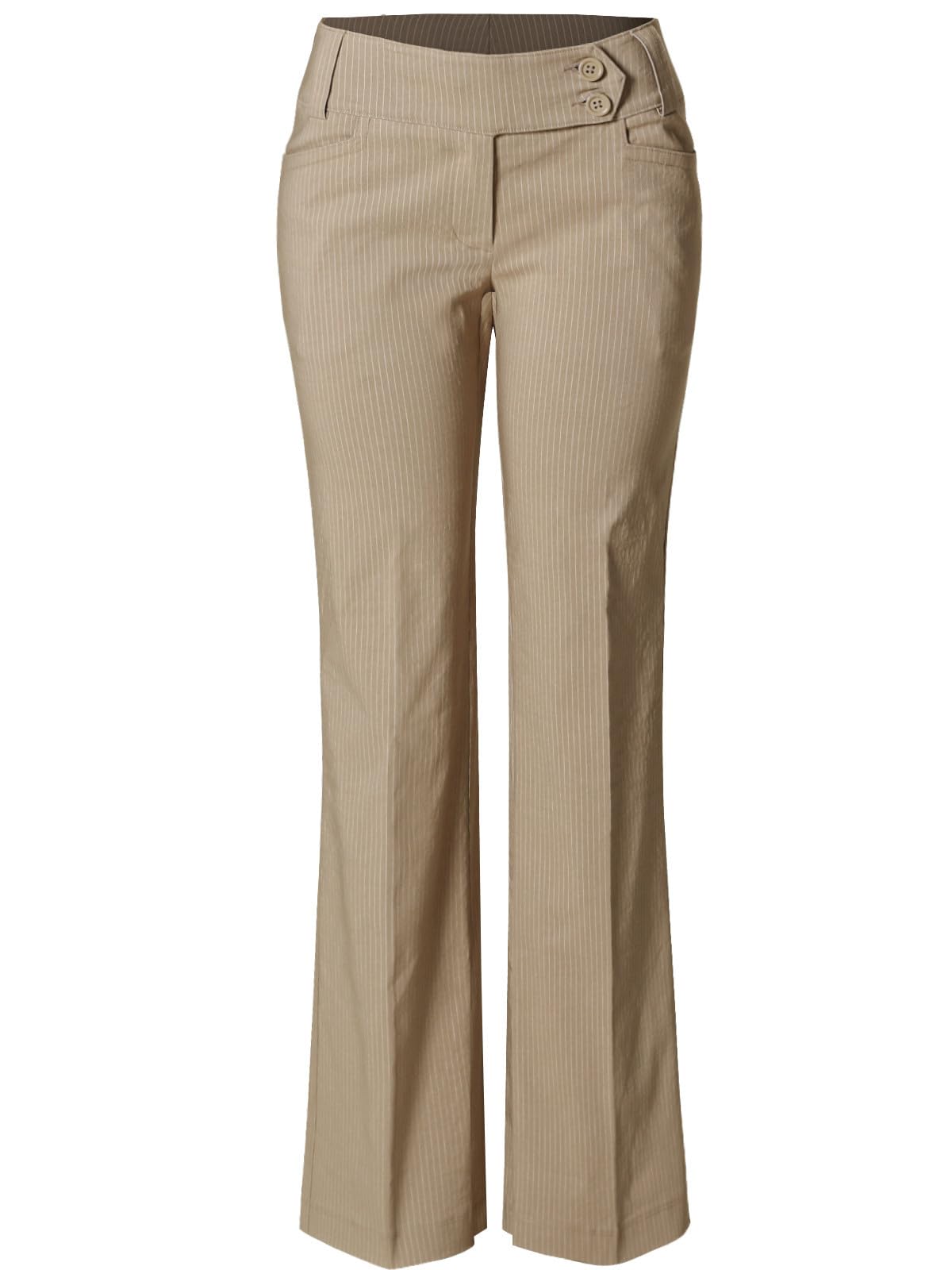 Design by Olivia Women's Dress Pants Bootcut Work Slacks Stretch Office