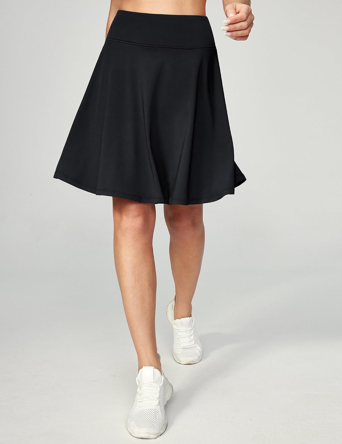 20'' Knee Length Skorts for Women with Pockets Skirt with Shorts Underneath