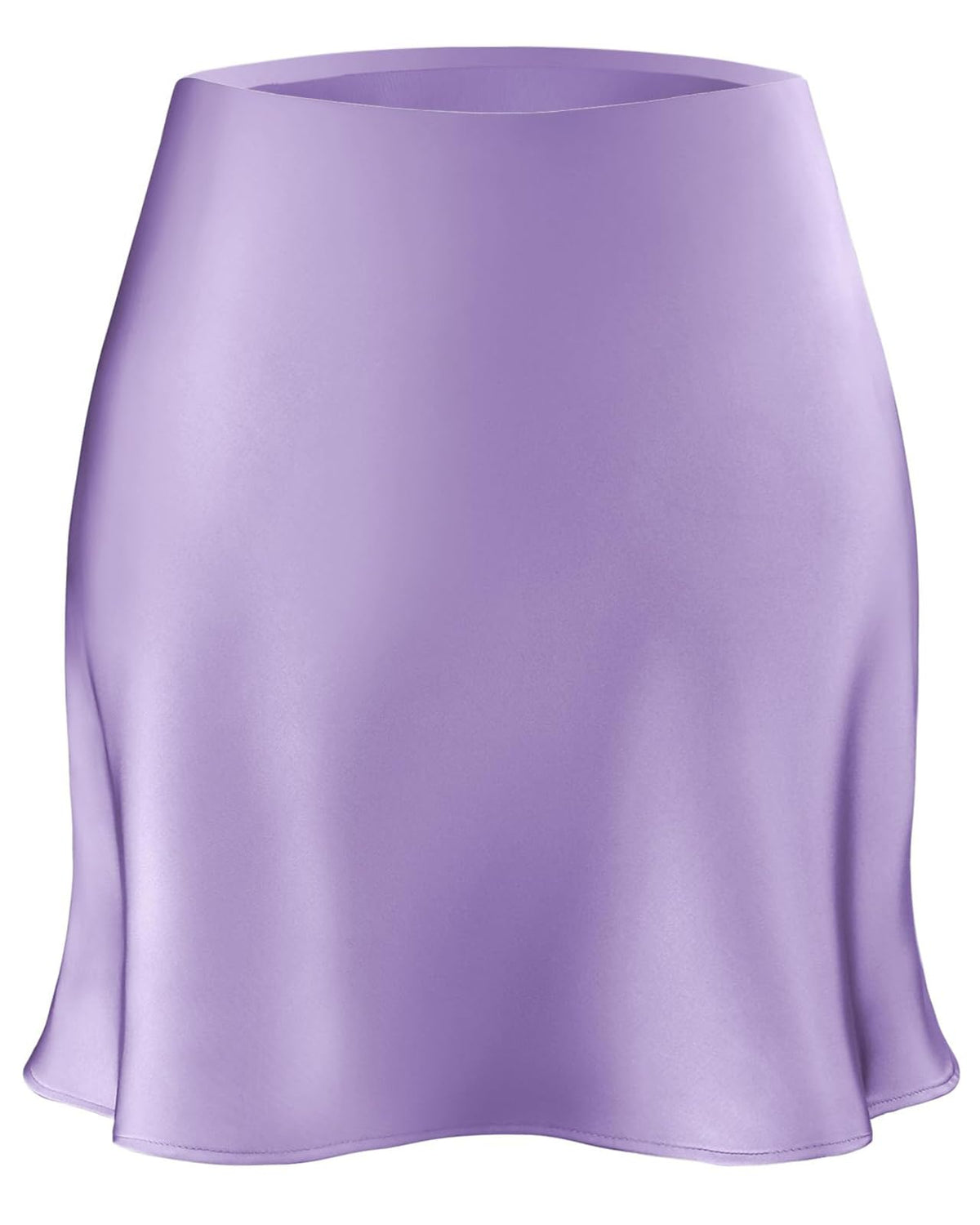 Women's Satin Mini Skirt Leopard Print High Waist Silk Short Skirts