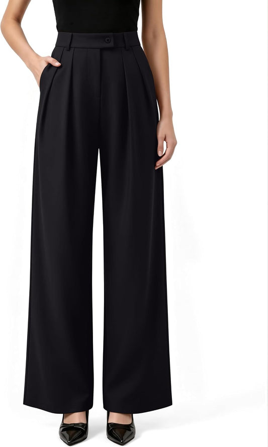 NIMIN Womens Wide Leg Work Dress Pants Business Casual Trousers