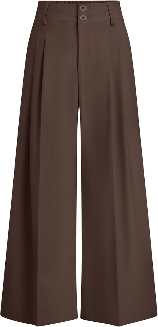 PRETTYGARDEN Women's High Waisted Wide Leg Dress Pants