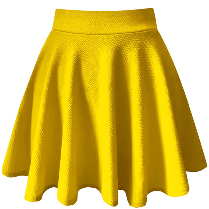 THHGPO Women's Casual Basic Skirts A-Line Skirt with Shorts