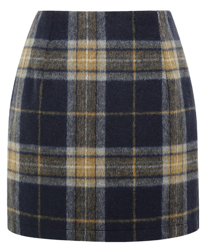 IDEALSANXUN Womens High Waist Plaid Skirt Bodycon Pencil Wool Mini Skirts