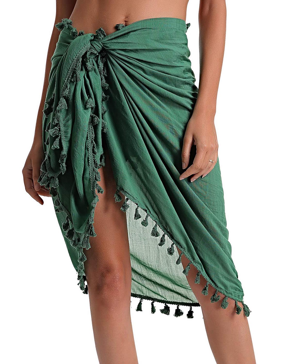 Eicolorte Sarong Cover Up Womens Beach Cover Up Bikini Bathing Suit Swimsuit Swimwear Coverup Sarong Pareo Wraps for Women