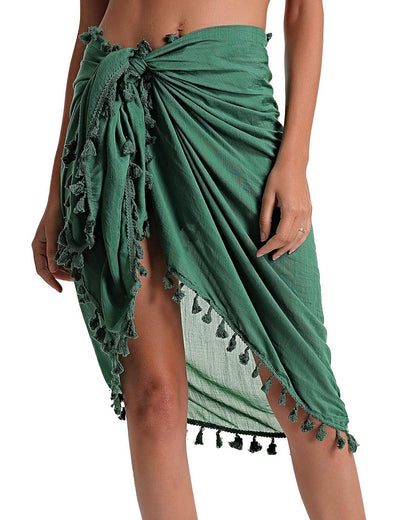 Eicolorte Sarong Cover Up Womens Beach Cover Up Bikini Bathing Suit Swimsuit Swimwear Coverup Sarong Pareo Wraps for Women