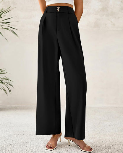 BTFBM Wide Leg Dress Pants Women Business Casual Outfits