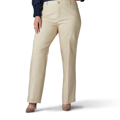 Lee Women's Plus Size Ultra Lux Comfort with Flex Motion Trouser Pant
