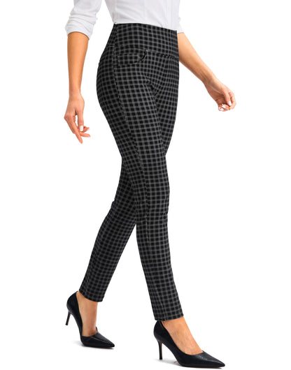 Rammus Womens Stretch Dress Pants for Work with 5 Pockets