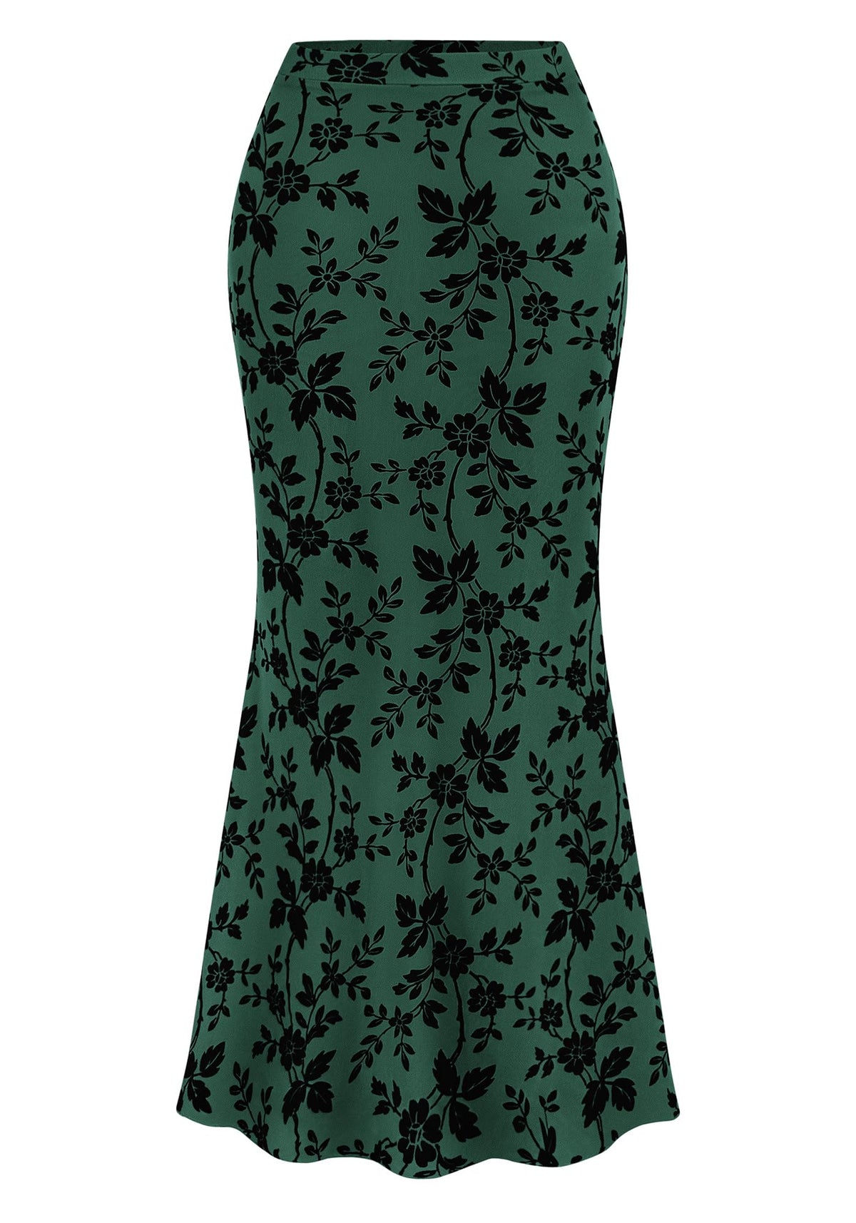 BTFBM Womens Floral Mesh Maxi Skirts