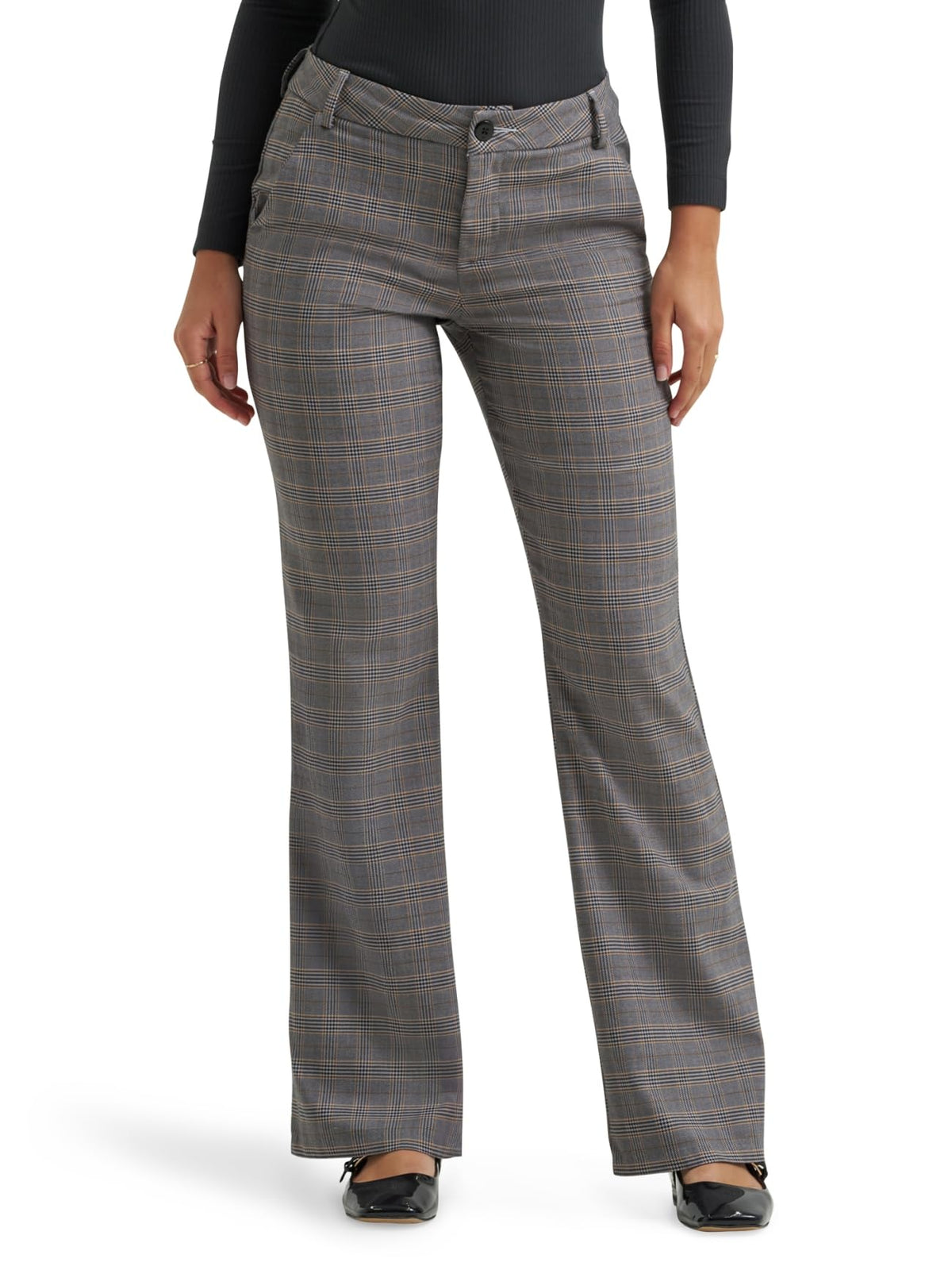 Lee Women's Wrinkle Free Mid Rise Bootcut Pant