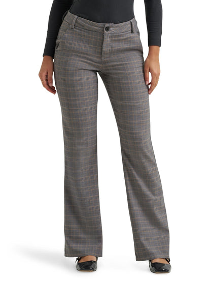 Lee Women's Wrinkle Free Mid Rise Bootcut Pant