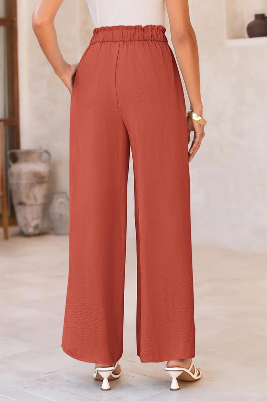 PRETTYGARDEN Women's Palazzo Wide Leg Work Dress Pants