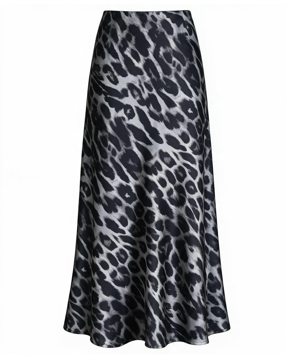 Outoshe Women's Satin High Waisted Maxi Skirts A Line Silk Long Skirt