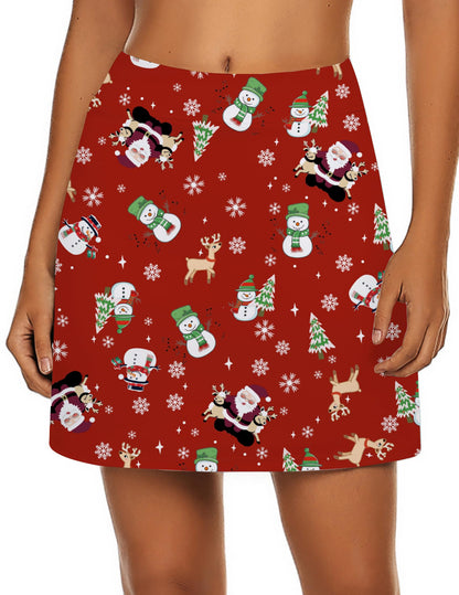 Ekouaer Women's Active Performance Skort Lightweight Skirt for Golf Tennis