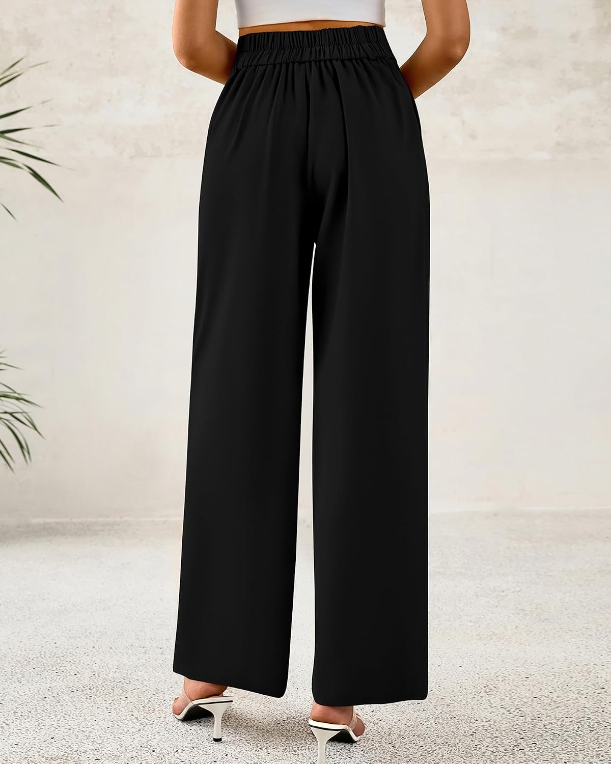 BTFBM Wide Leg Dress Pants Women Business Casual Outfits