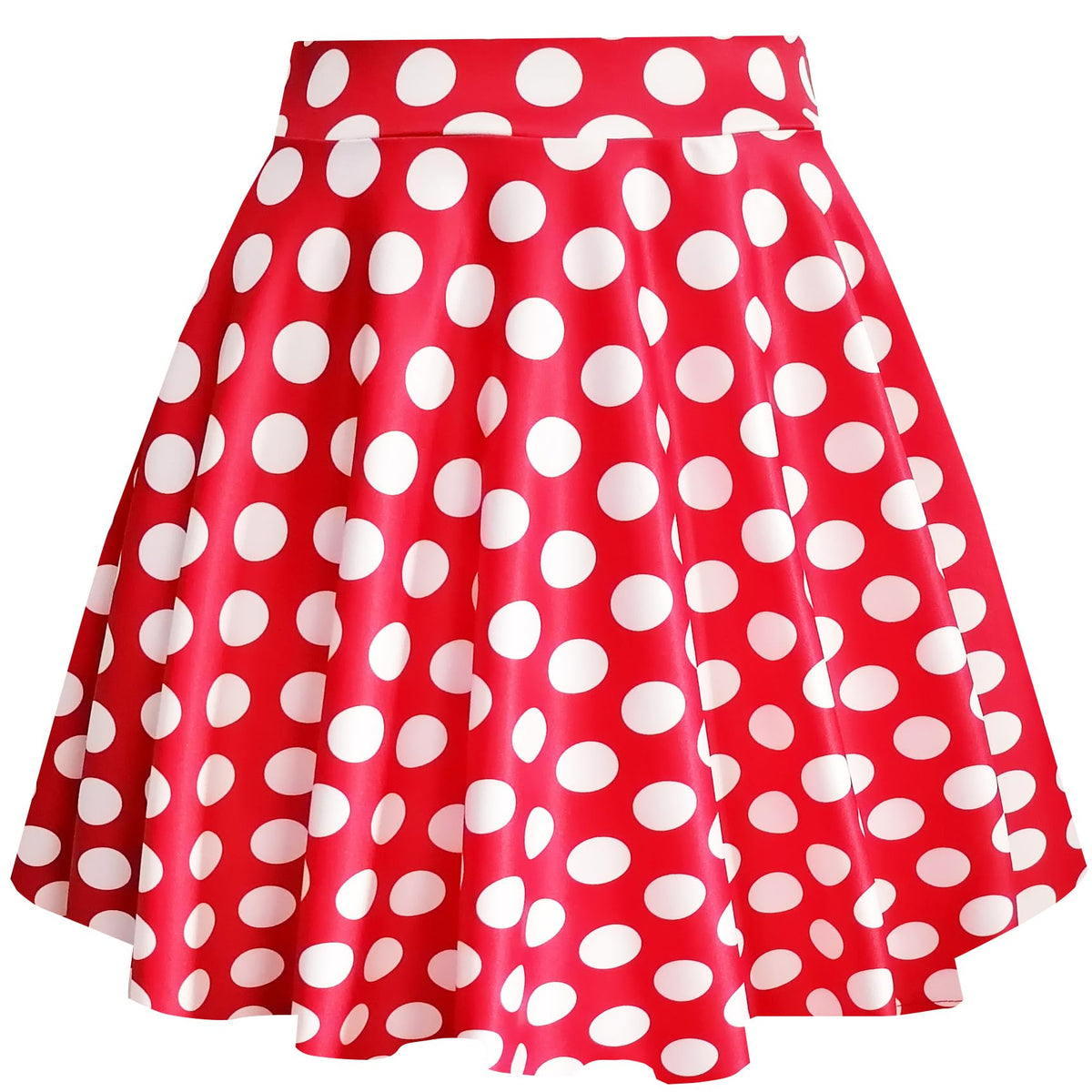 THHGPO Women's Casual Basic Skirts A-Line Skirt with Shorts