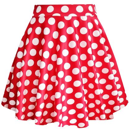 THHGPO Women's Casual Basic Skirts A-Line Skirt with Shorts