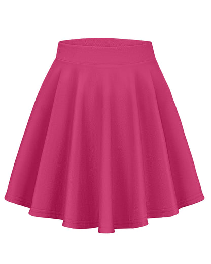 Skirts for Women Summer Pleated Mini Casual Flowy High Waisted Short Skirt