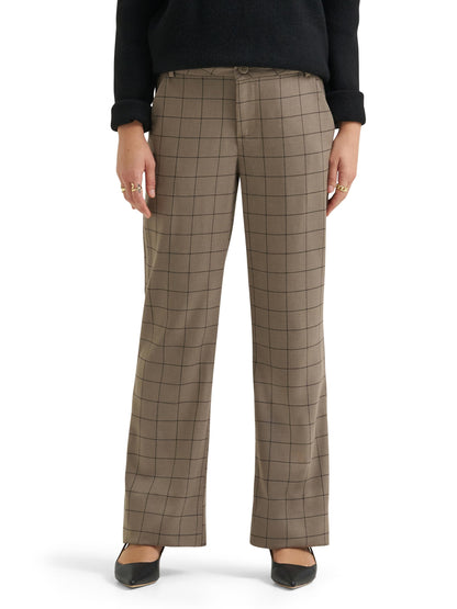 Lee Women's Wrinkle Free Mid Rise Bootcut Pant