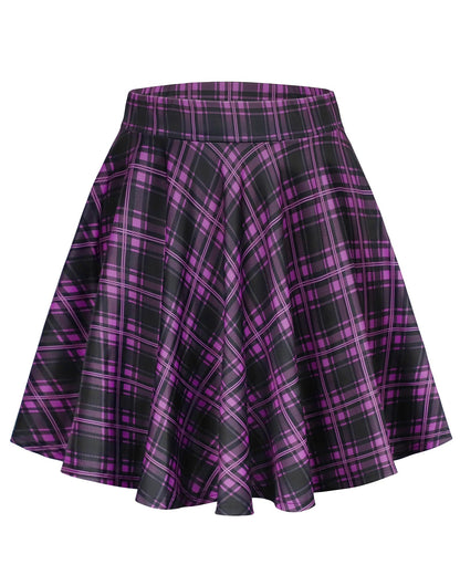 Skirts for Women Summer Pleated Mini Casual Flowy High Waisted Short Skirt