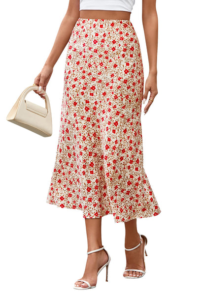BTFBM Satin Skirts for Women Trendy 2026 Summer Fall