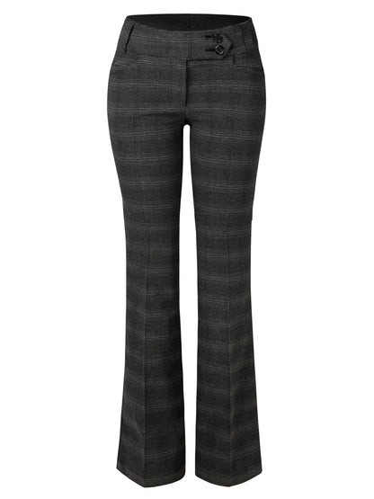 Design by Olivia Women's Dress Pants Bootcut Work Slacks Stretch Office