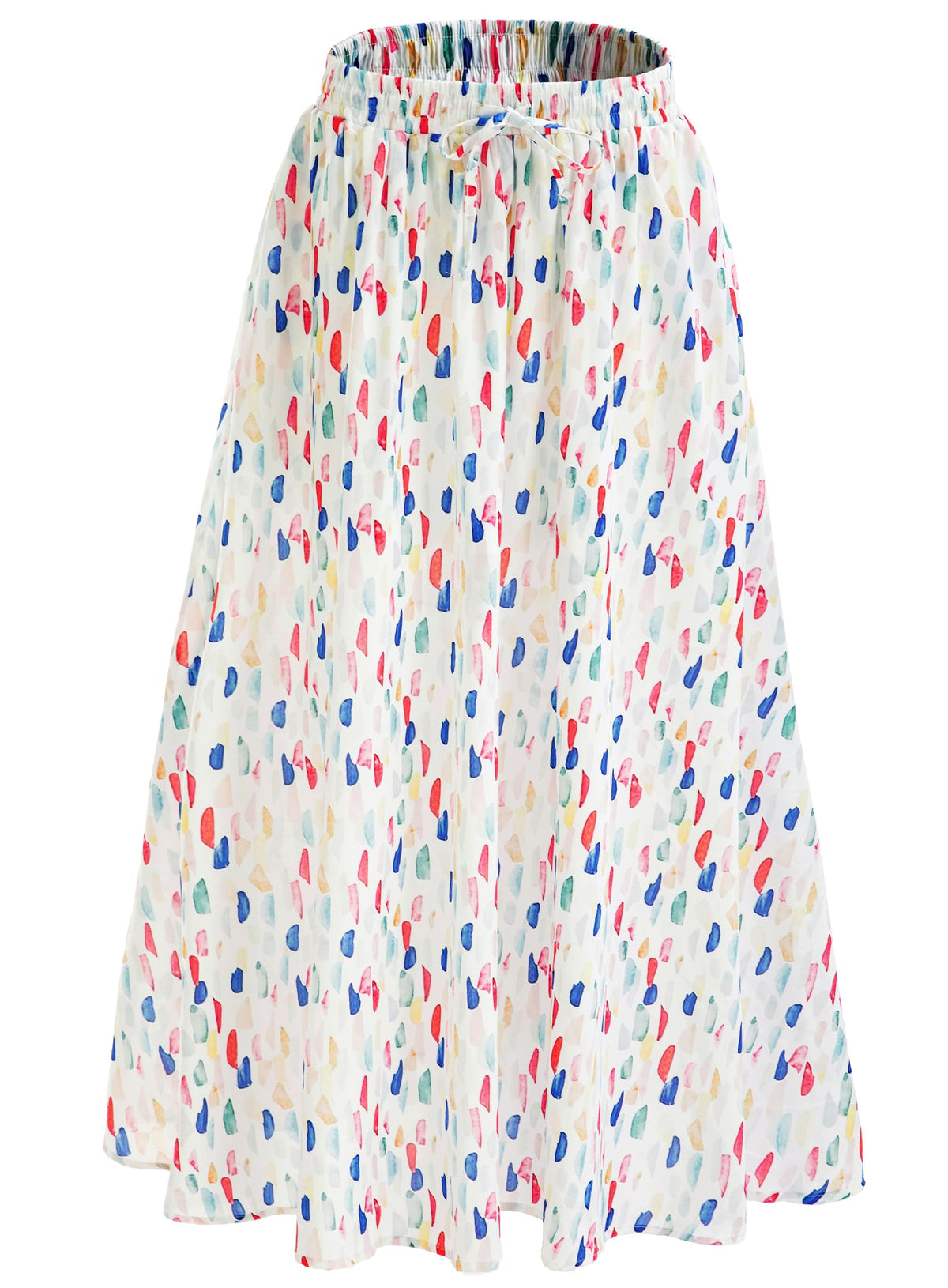 Maxi Skirt for Women Floral Boho A-line Long Summer Skirts