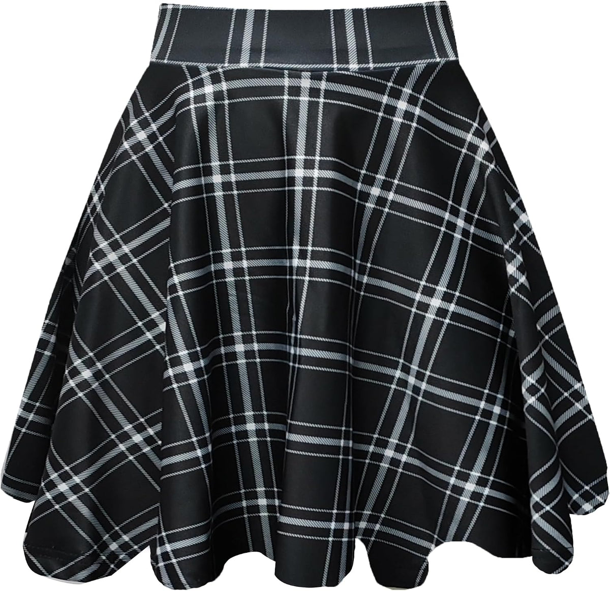 THHGPO Women's Casual Basic Skirts A-Line Skirt with Shorts