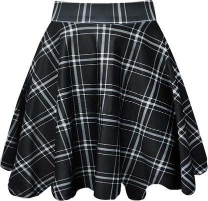 THHGPO Women's Casual Basic Skirts A-Line Skirt with Shorts