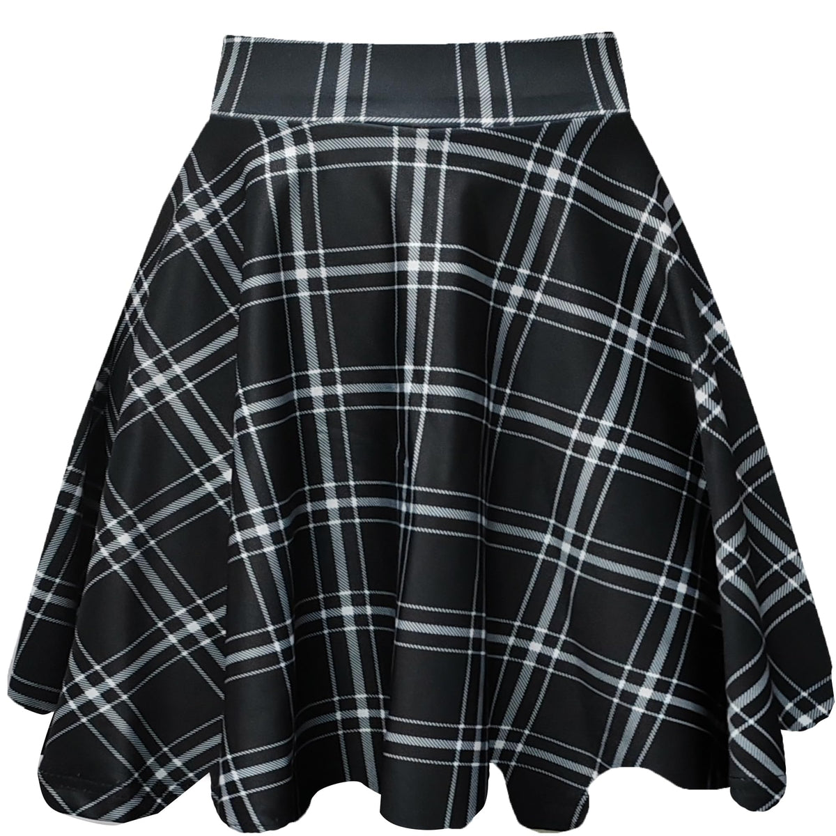 THHGPO Women's Casual Basic Skirts A-Line Skirt with Shorts