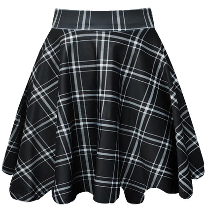 THHGPO Women's Casual Basic Skirts A-Line Skirt with Shorts