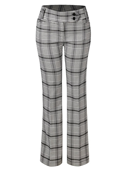 Design by Olivia Women's Dress Pants Bootcut Work Slacks Stretch Office