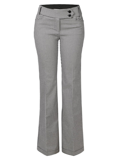 Design by Olivia Women's Dress Pants Bootcut Work Slacks Stretch Office