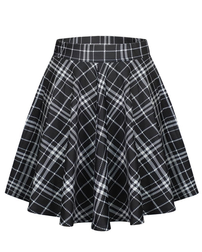 Skirts for Women Summer Pleated Mini Casual Flowy High Waisted Short Skirt