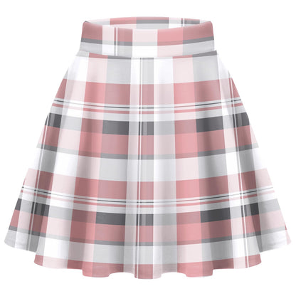 Zeagoo Women's Skirt Basic Mini Skater Skirt 2026 Summer Skirts Stretchable High Waist A-Line Party Club Skirts