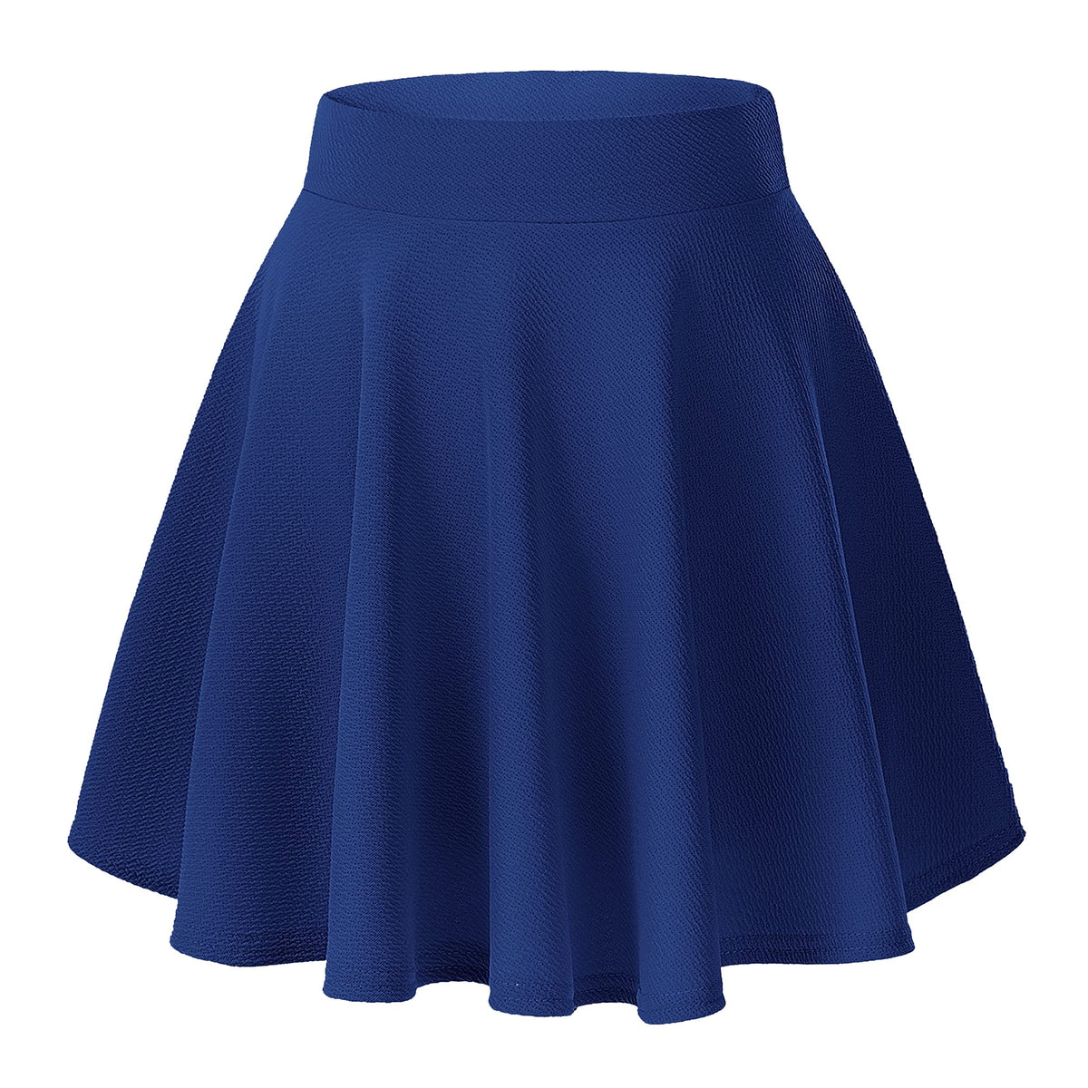 Urban CoCo Women's Basic Versatile Stretchy Flared Casual Mini Skater Skirt