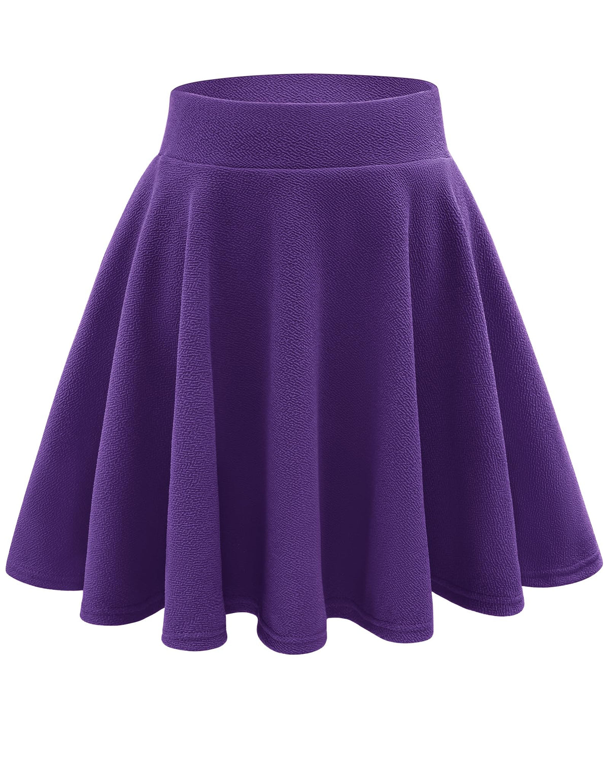 Stelle Women's Casual Skater Skirt Flared Pleated Mini Skort with Shorts