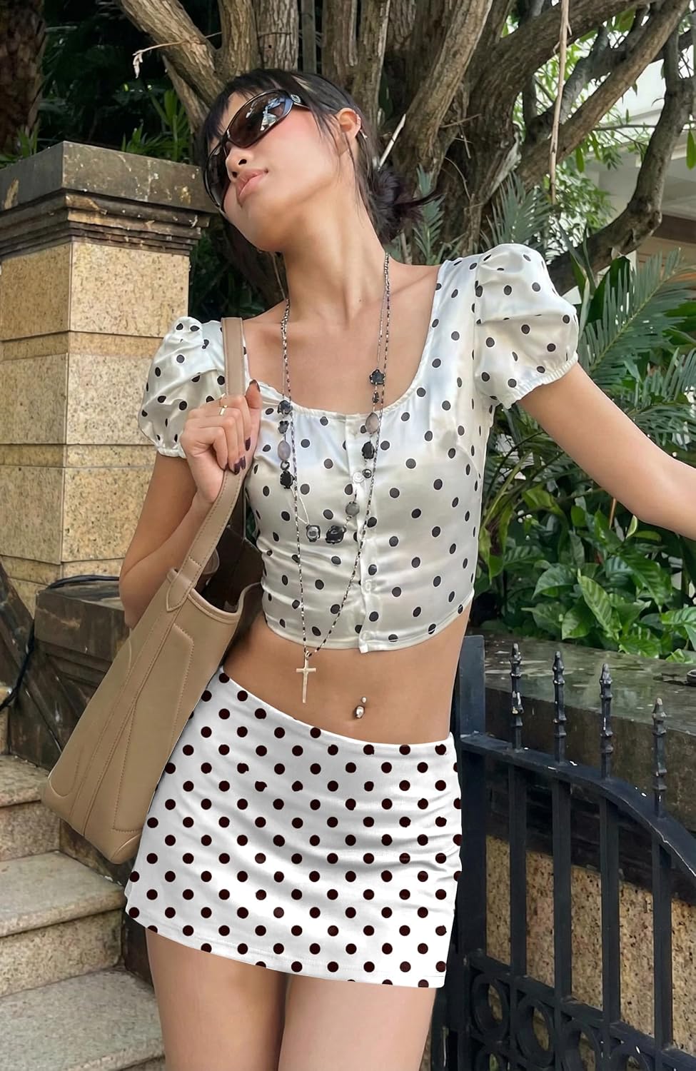 LOMON Women's Low Rise Micro Mini Skirt with Built-in Shorts & Pockets