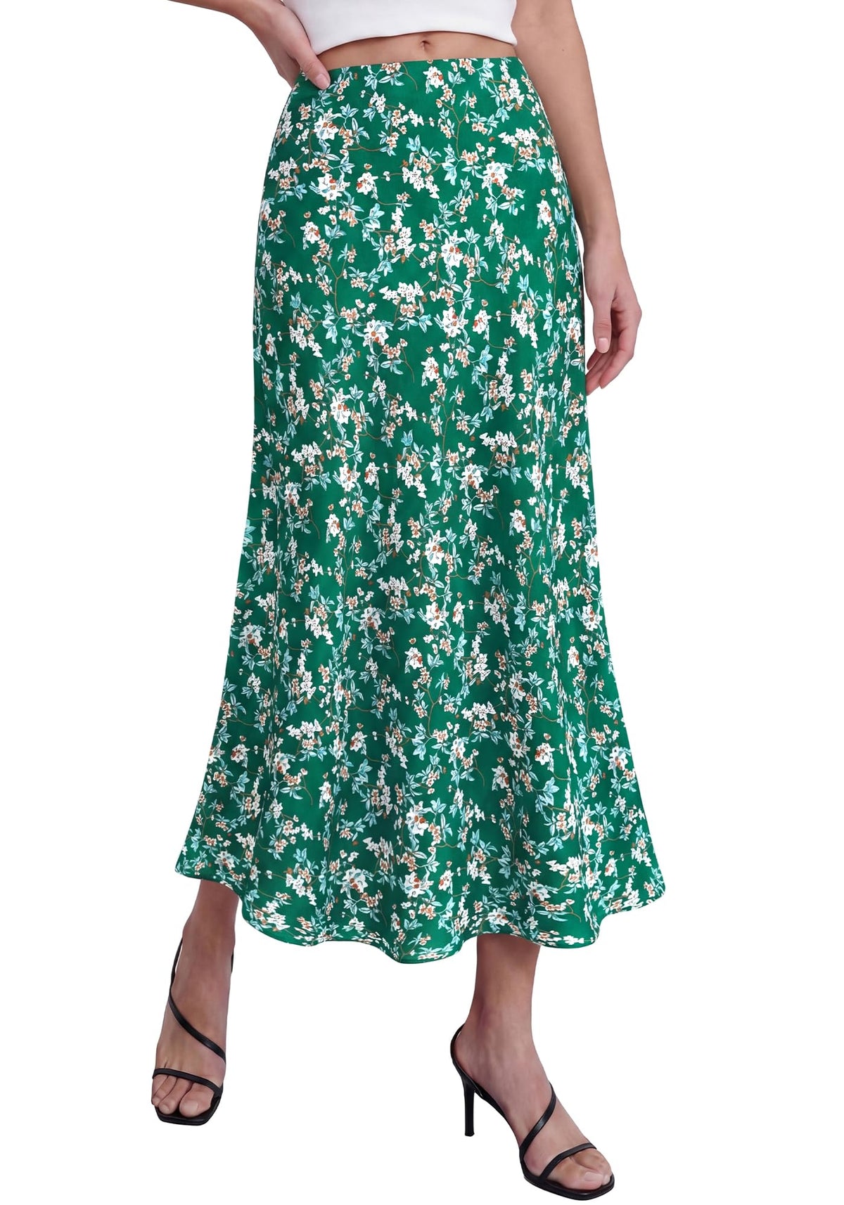 BTFBM Satin Skirts for Women Trendy 2026 Summer Fall