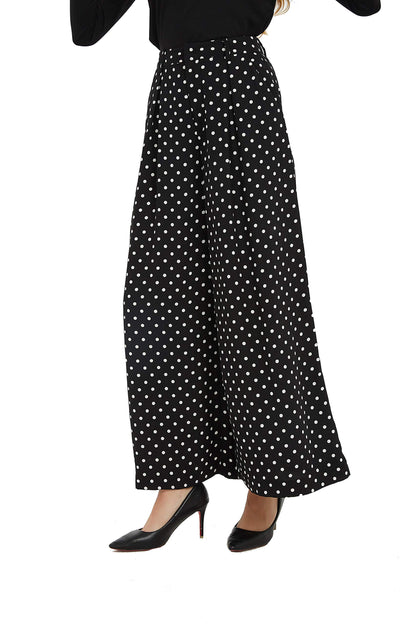 Tronjori Womens High Waist Casual Wide Leg Palazzo Business Pants