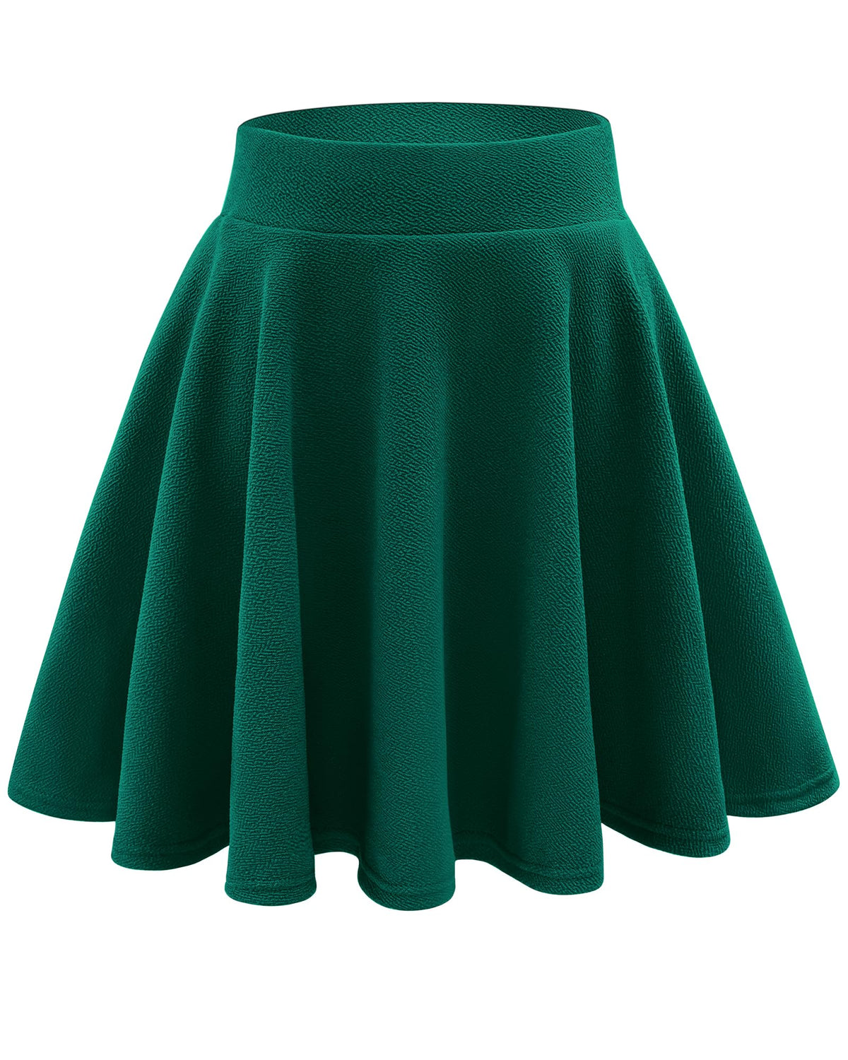 Stelle Women's Casual Skater Skirt Flared Pleated Mini Skort with Shorts