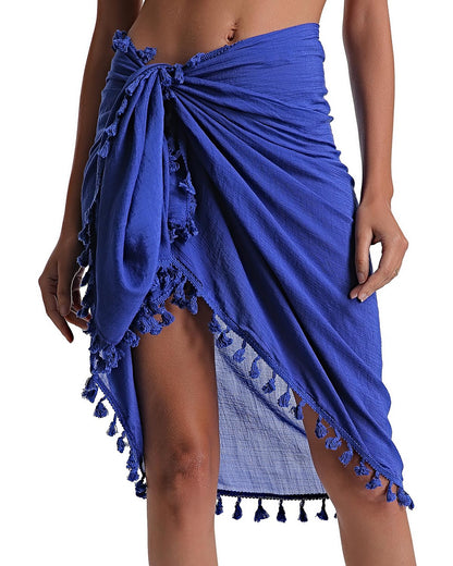 Eicolorte Sarong Cover Up Womens Beach Cover Up Bikini Bathing Suit Swimsuit Swimwear Coverup Sarong Pareo Wraps for Women