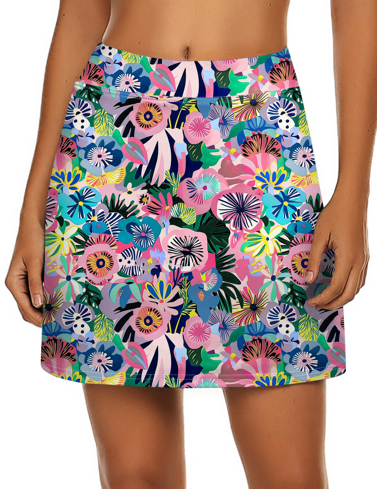 Ekouaer Women's Active Performance Skort Lightweight Skirt for Golf Tennis